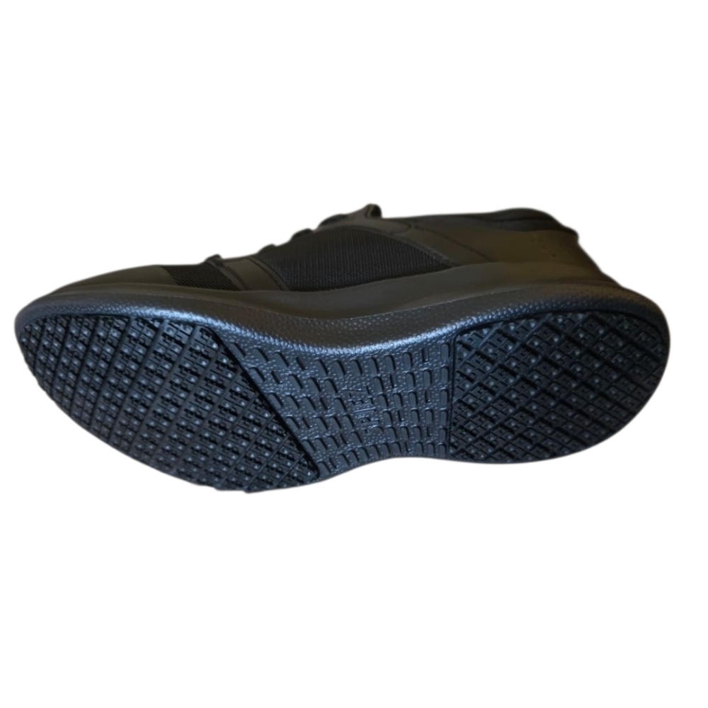 Spiez Black Lace Up Sneakers Casual Walking Shoes New with Box Womens Size 7.5 - Picture 6 of 7